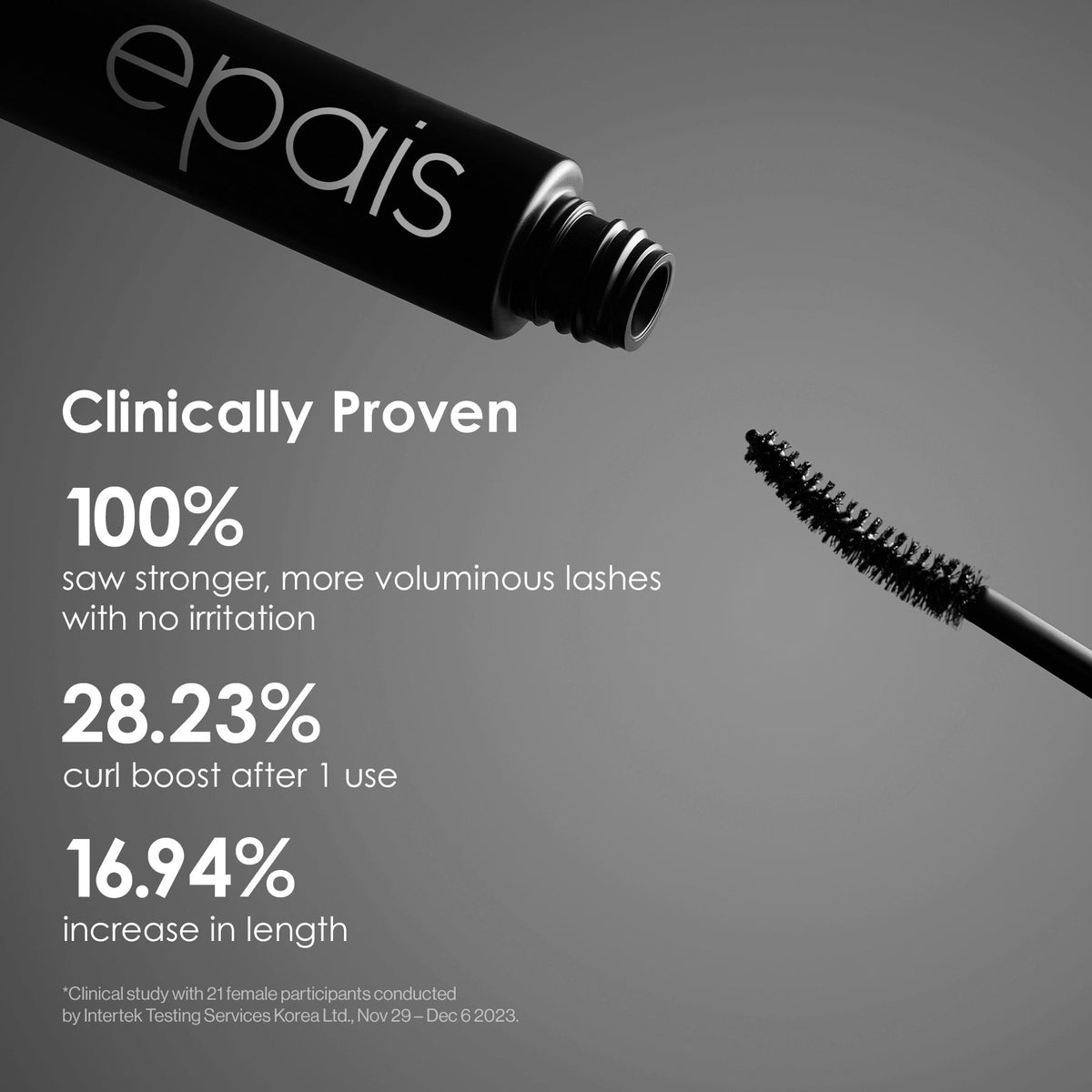 Sérum cils noir EPAIS — résultats